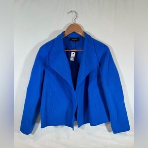 Talbots Vintage Wool Blue Blazer Jacket Womens Size M